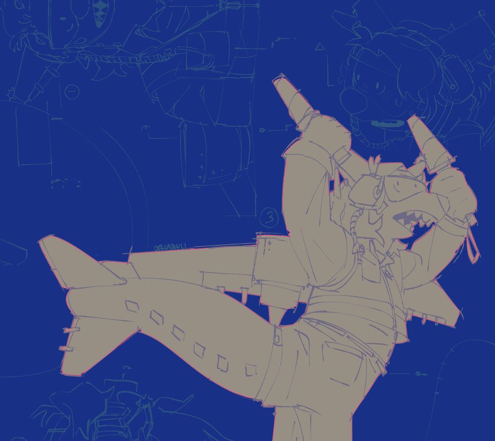 an anthro airplane girl is dressed as air traffic control