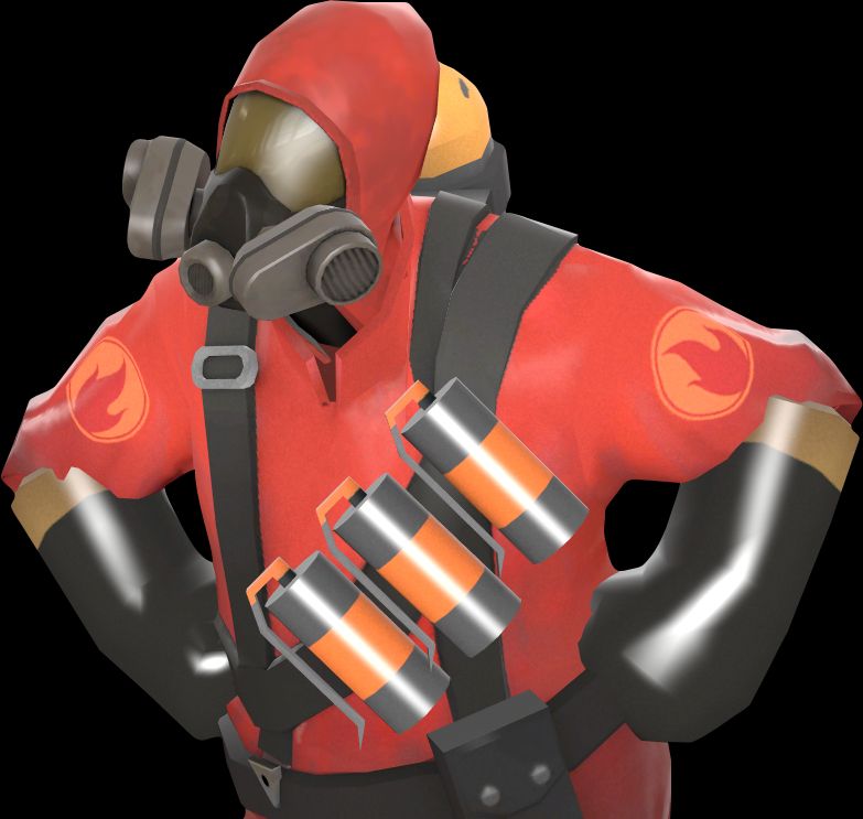 Pyro's Mishap Mercenary mask for the respirators.