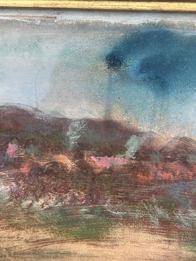 Detail of Edgar Degas’ Landscape with Smokestacks