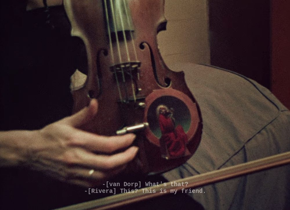 Violin with Blues For Allah sticker