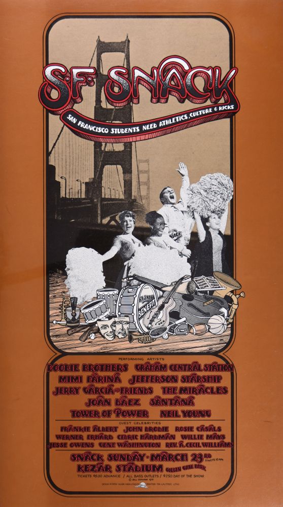 poster for SF Snack - San Francisco Students Need Athletics, Culture, and Kicks