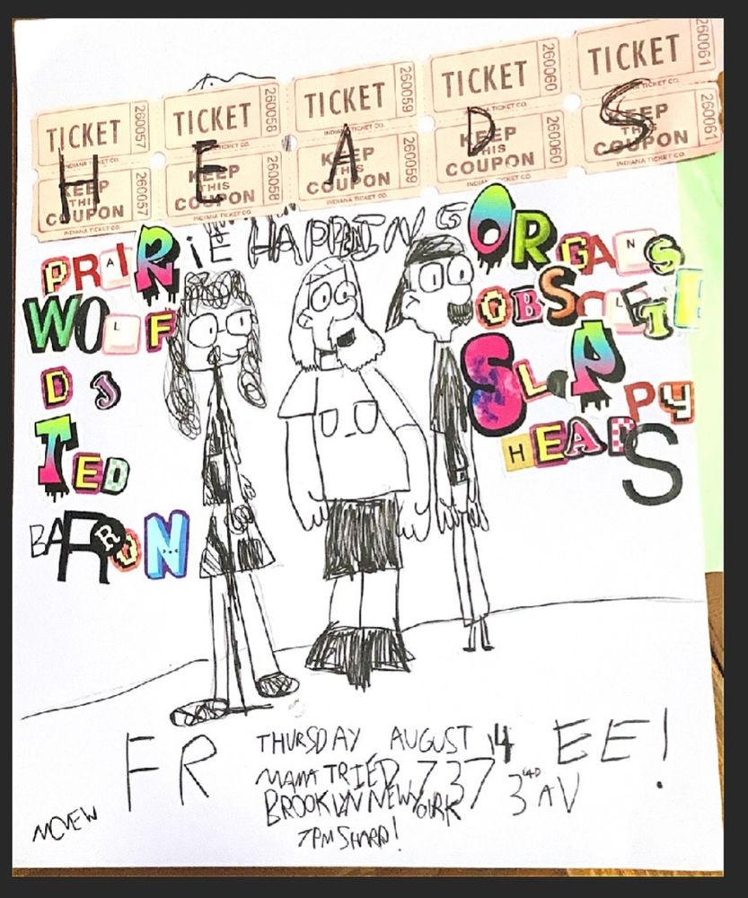 colorful flyer by Abraham!