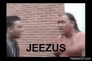 John Zandig saying Jeezus.