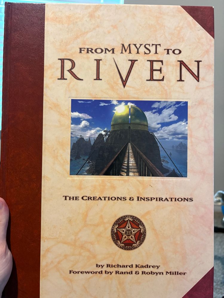The cover of the book “From Myst to Riven.”