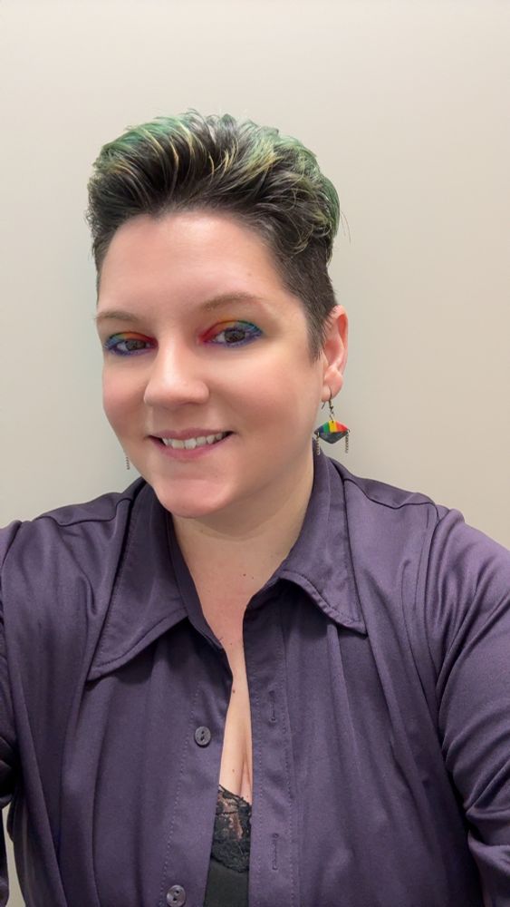 Rainbow eye shadow