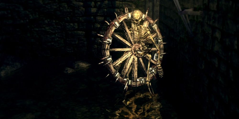 A screenshot from Dark Souls of the 