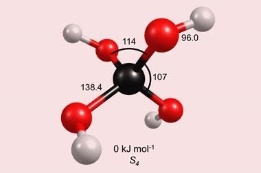 the structure of Methanetetrol