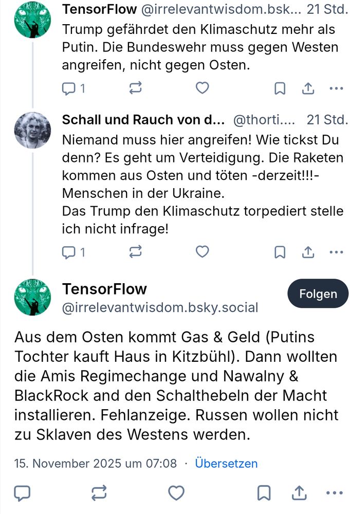 Chatverlauf... Irrelevant 