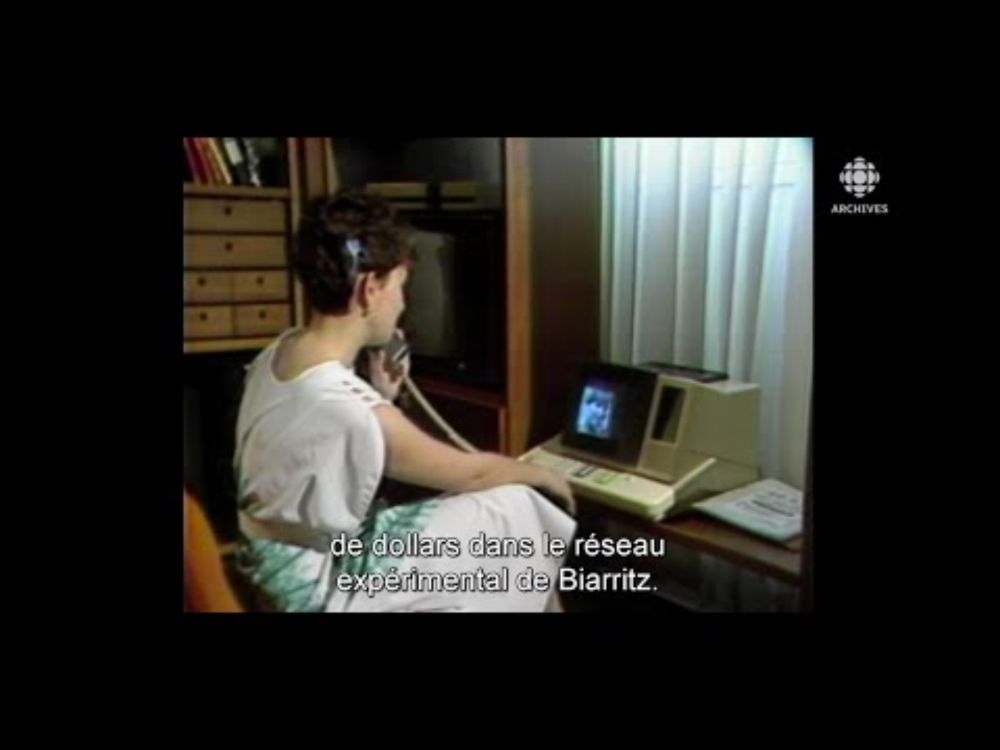 En 1986, le visiophone à l'essai en France