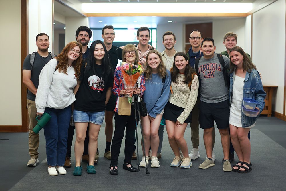 Ruth Buck and students