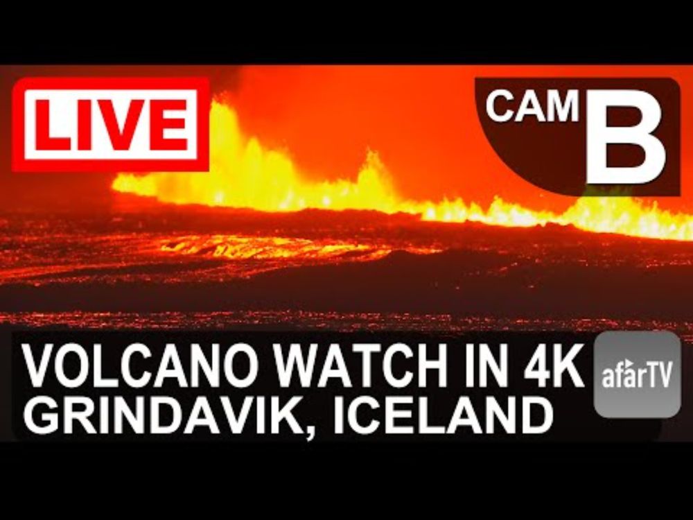 🔴 Live Now: Iceland Volcanic Eruption Expected - Watch in 4K Ultra HD (Cam B)