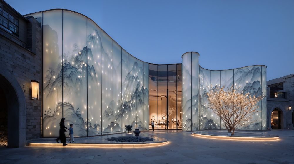 Interior landscaping, or landscape interior design
Conception of architecture that transcends its function to literally become a poetic experience.