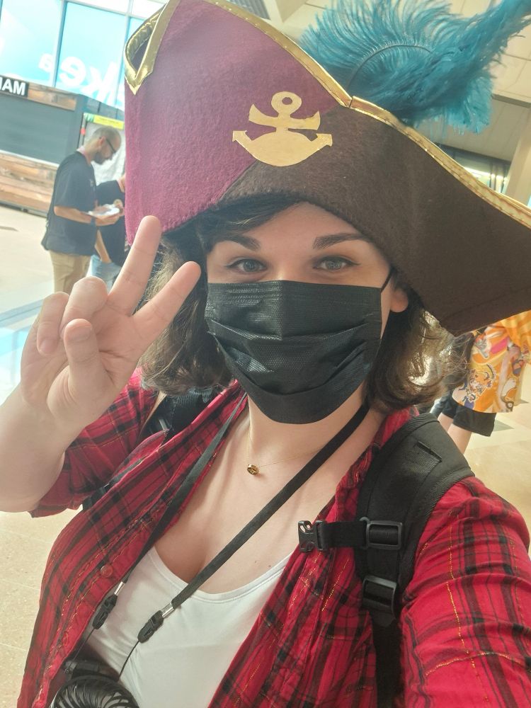 Dandy in hat at vtuber expo