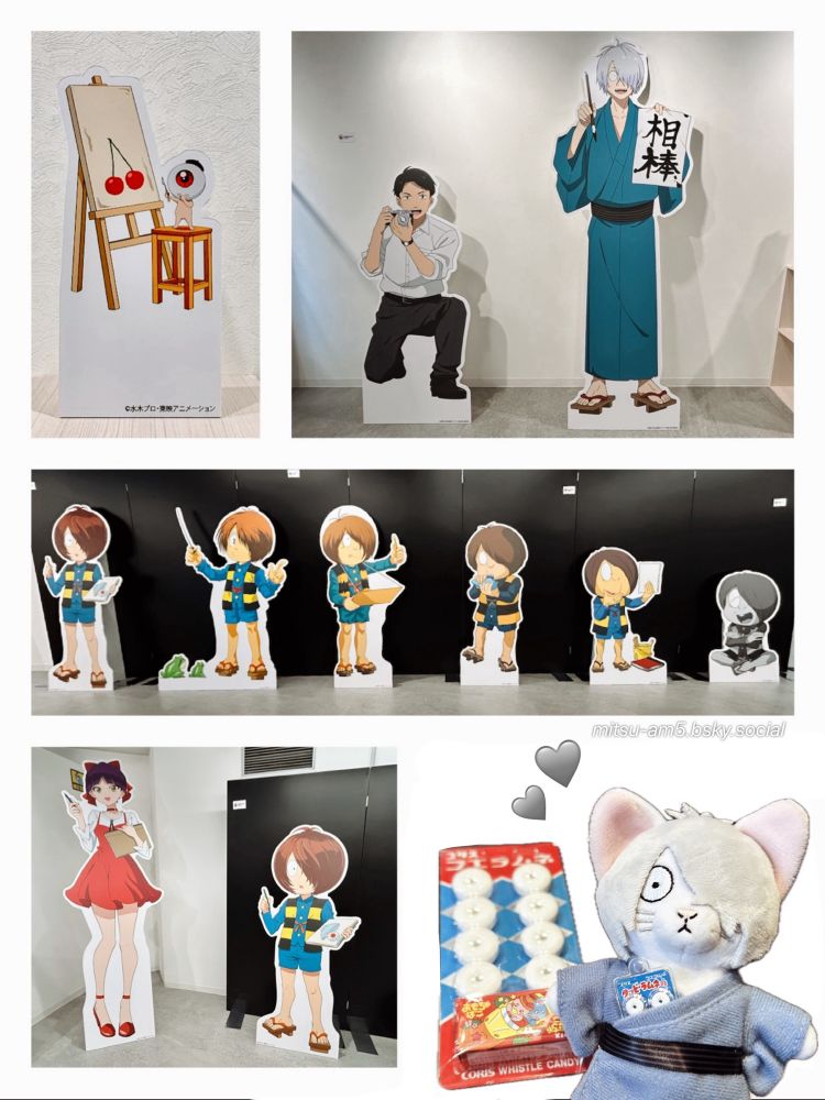 ポップアップショップのパネルいっぱい！
フエラムネは薄切りさんに頂いちゃいました😋🎶
おっきい(原寸)サイズにおどろくふぉぜちち