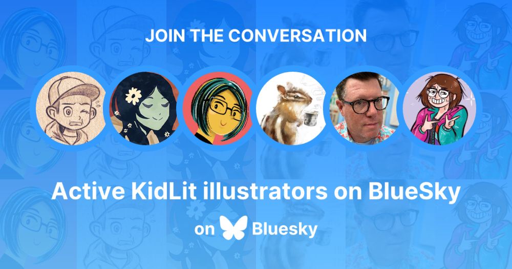 Active KidLit illustrators on BlueSky