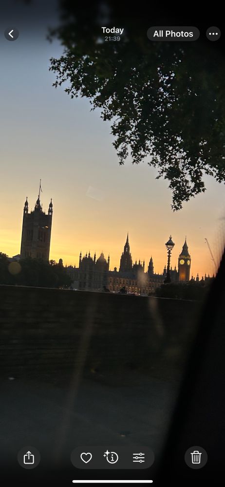 Houses of Parliament at dusk