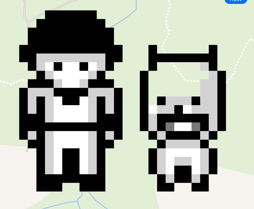 sprites of The Batter and The Judge from OFF