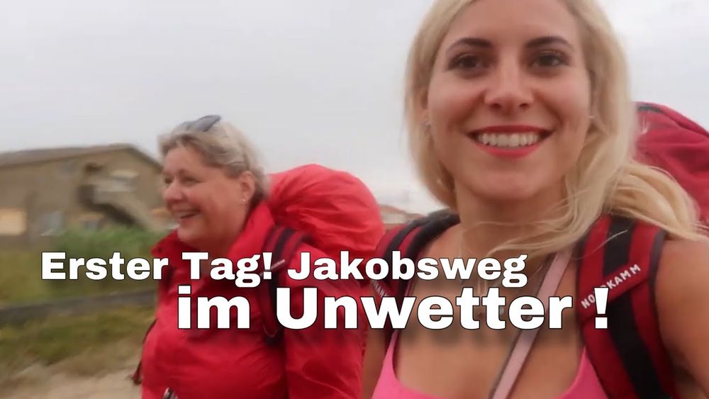 JAKOBSWEG ABENTEUER - Mein erster Tag im UNWETTER! Travelvlog - andreaabaam