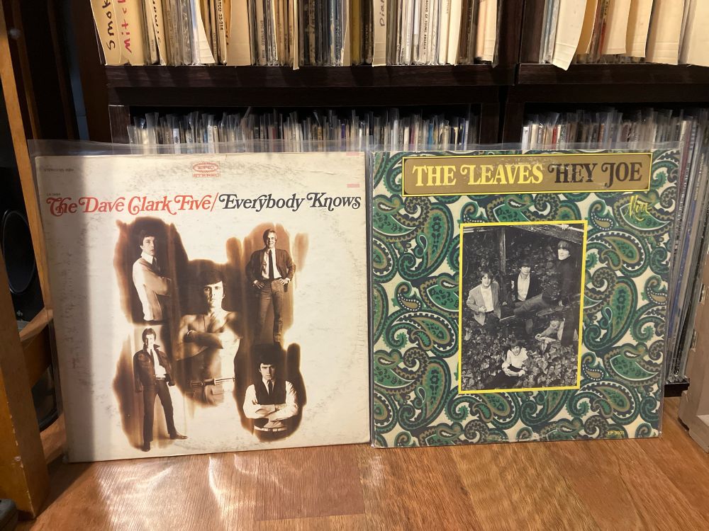 Left: The Dave Clark Five - Everybody Knows

Right: The Leaves - Hey Joe