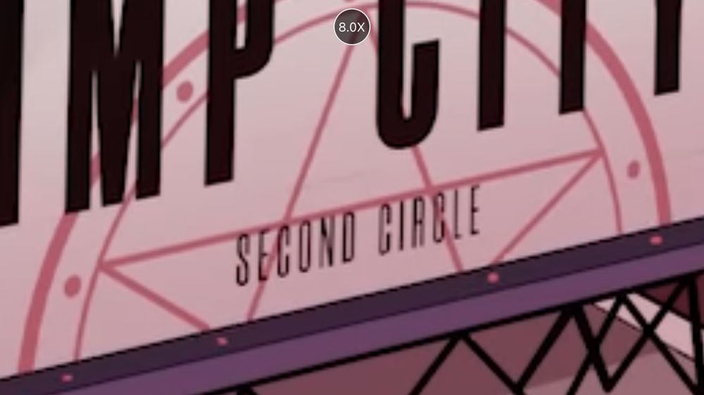 close up of Imp City sign with text “second circle”