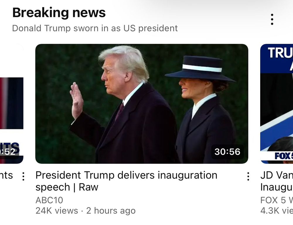 Donald trump inauguration  