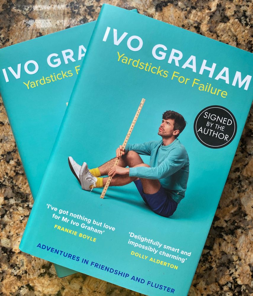 Two copies of Ivo Graham’s book ‘Yardsticks for Failure’
