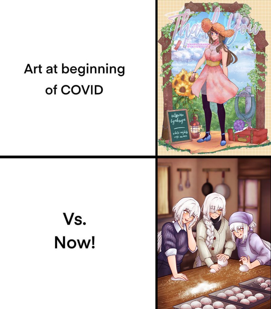 art at beginning of covid vs now