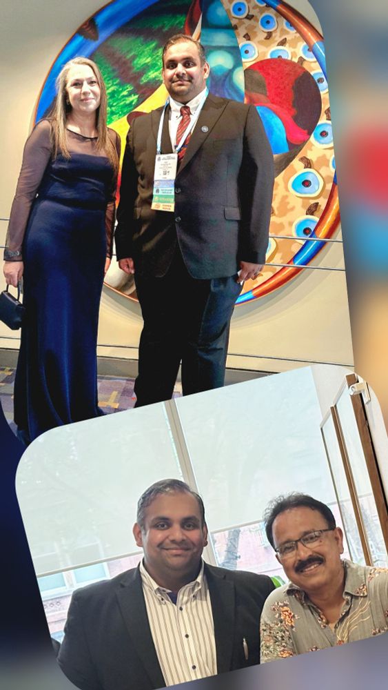 The thing about leadership is to realize that in the end, the vision and mission is above you. More importantly, your members will help achieve the goal. @aapmhq.bsky.social is blessed to have @mmahesh.bsky.social as  its President and @robinmiller95.bsky.social as President-Elect because as busy as they have been past few days, they always made time to have a conversation, listen about our experience so far, keep encouraging us to do good work, and happily agree to take photos 🙂
