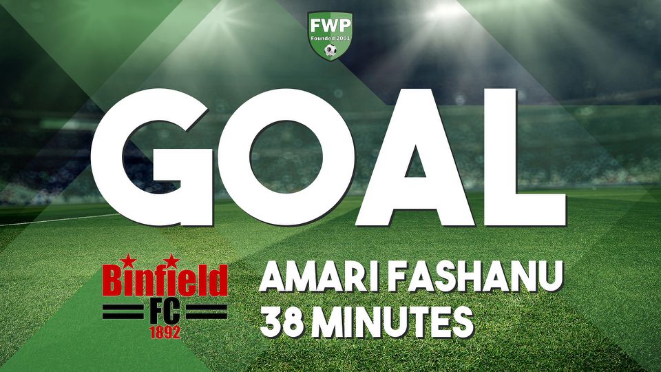GOAL: BINFIELD 3-1 Winslow United - Amari Fashanu (38')