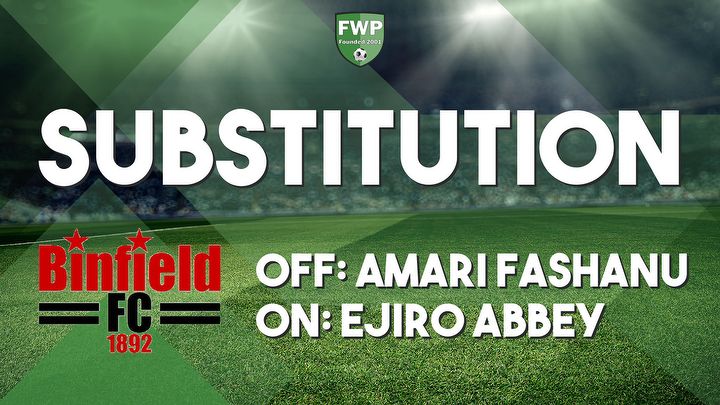 SUB: Ejiro Abbey replaced Amari Fashanu (68')