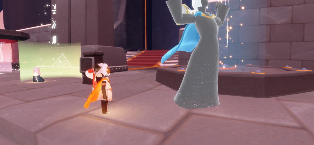 意外な姿に思わずスクショしてしまいました。ダブルバイセップス？雨林チームのおさげ様にそんな一面があったとは！