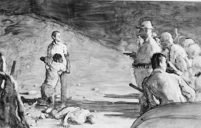 Murder in Mississippi by Norman Rockwell 