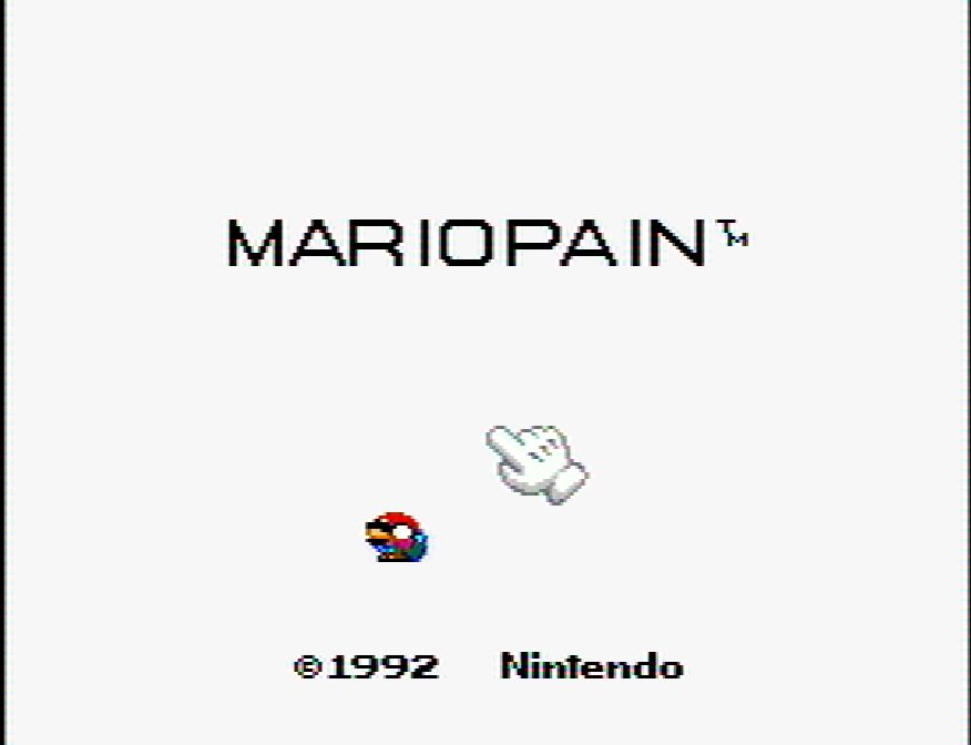 Mario Painᵀᴹ 
©1992  Nintendo