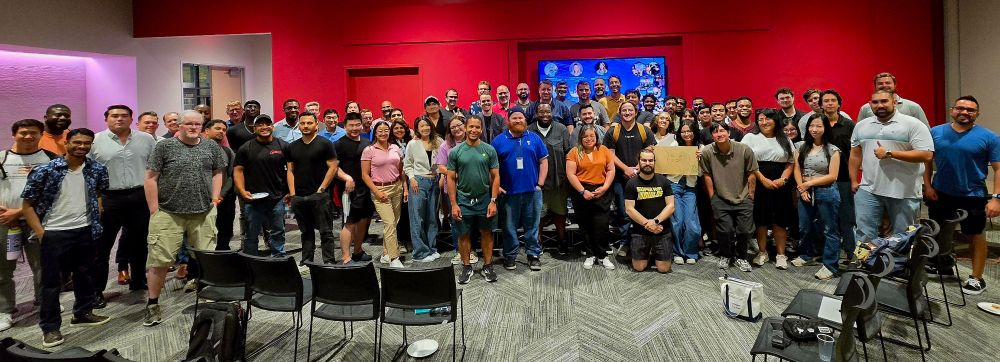 Group pictures of the meetup and the community 