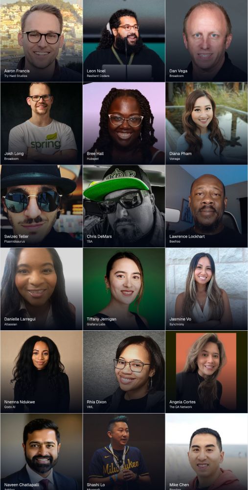 18 speakers in this image from the speaker page
