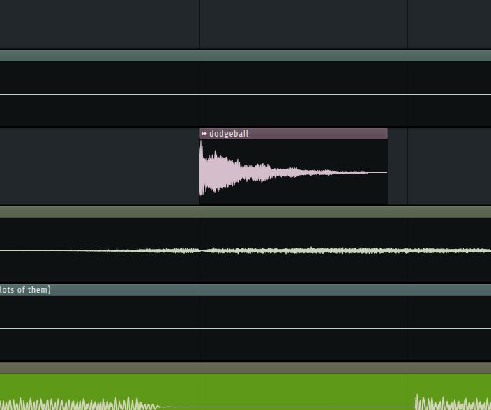 it's literally a sample of a dodgeball