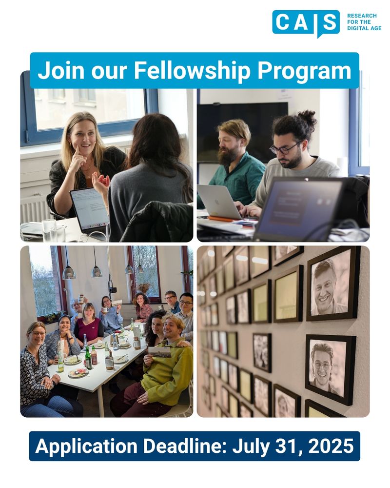 Collage with pictures of researchers at CAIS