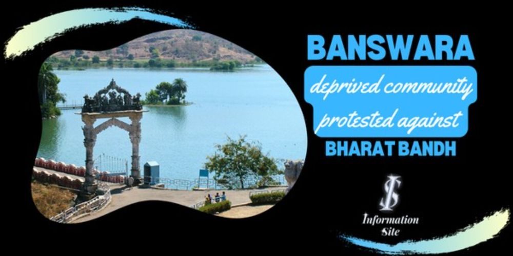 Banswara deprived community protested against Bharat Bandh - INFORMATION SITE