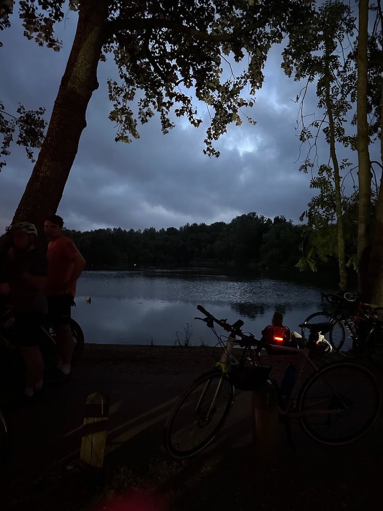 Arriving at Needham Lake at 5am