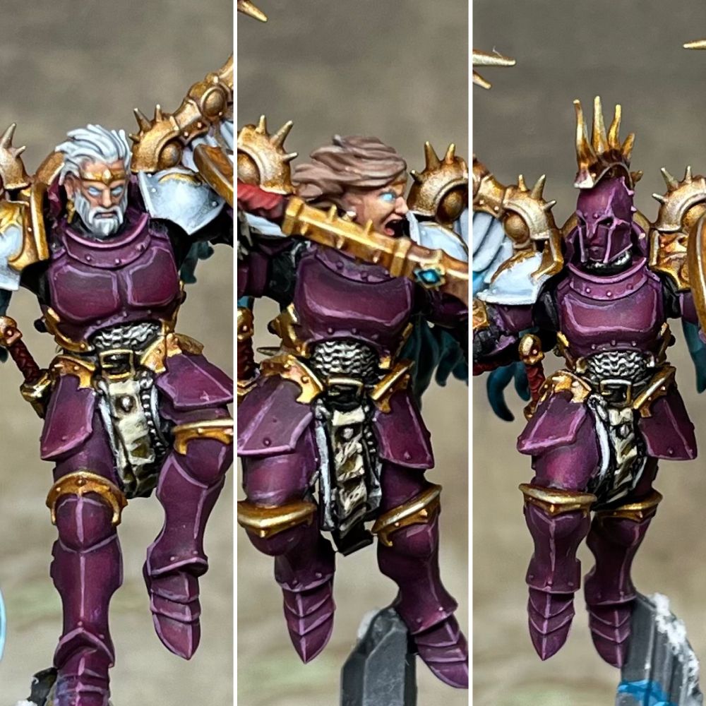 Stormcast prosecutors in purple zoomed in