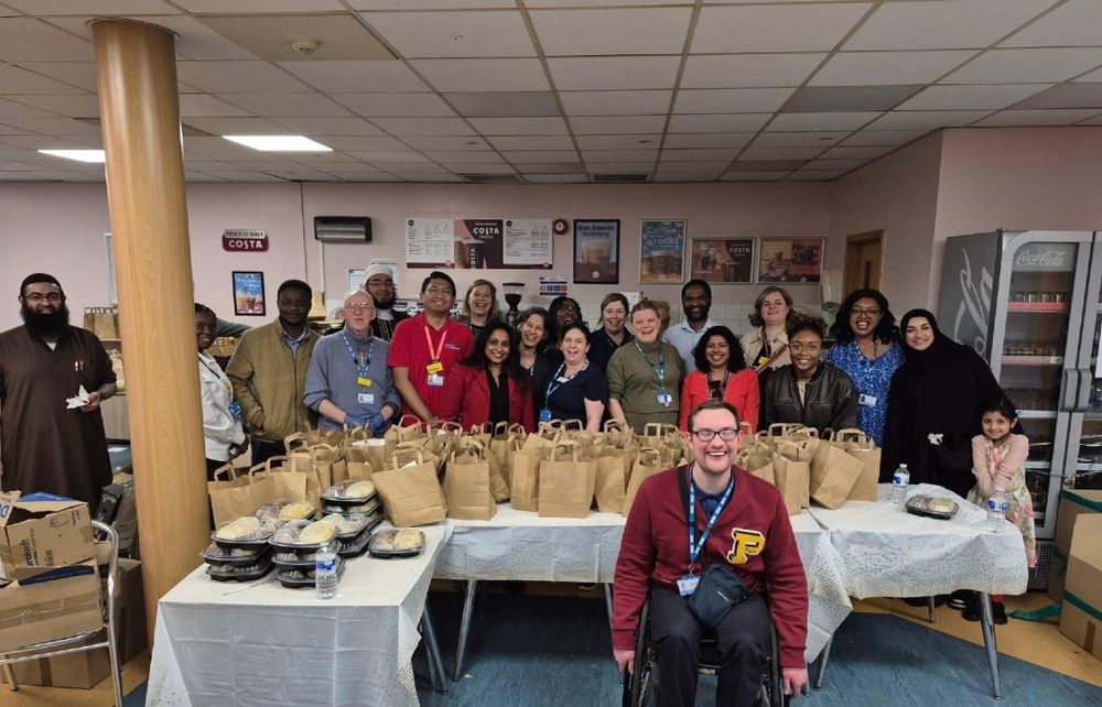 An image of colleagues at our Staff Iftar event at Lister Hospital
