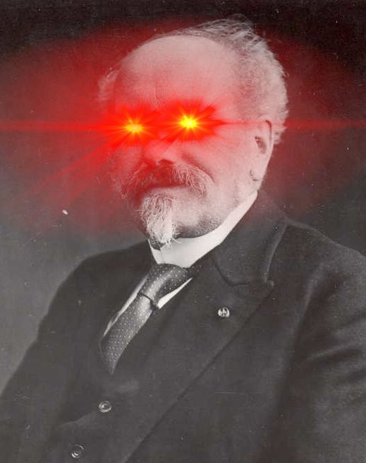 cornelis lely with the glowing laser eyes meme