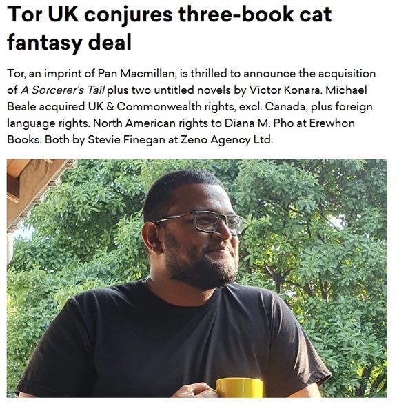 Yudha announcement on Pan MacMillan 