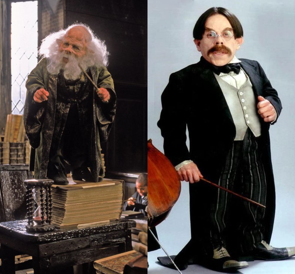The two faces of Professor Filius Flitwick