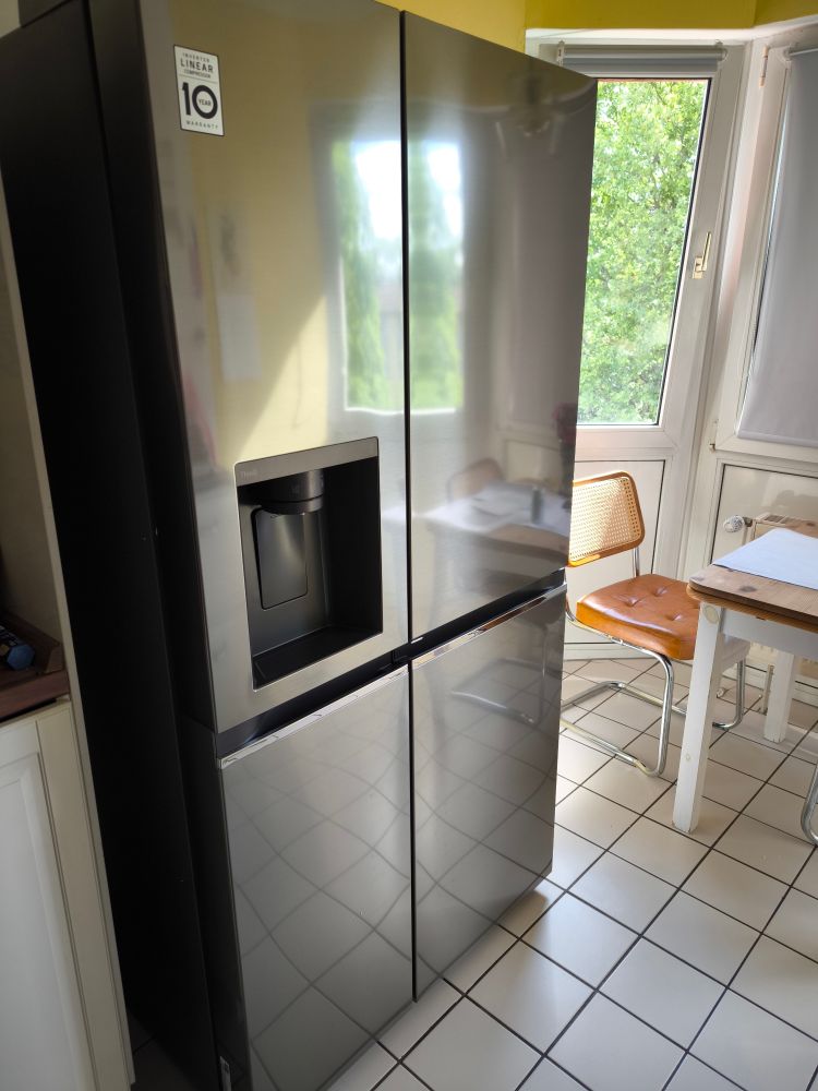 Kühlschrank Side by side in meiner Küche 