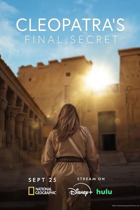 Advertising poster for the documentary "Cleopatra's Final Secret" on National Geographic.