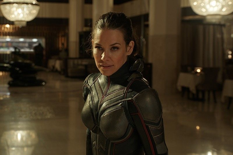 Evangeline Lily as Hope Van Dyne aka The Wasp. In Marvel's Ant-Man