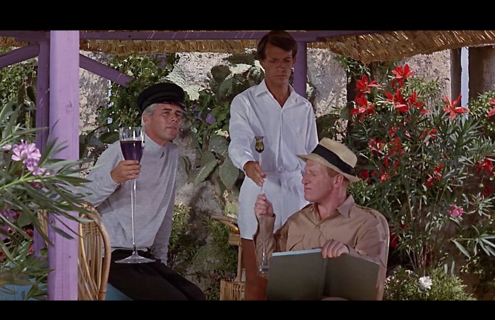 Modesty Blaise - I want that wine glass