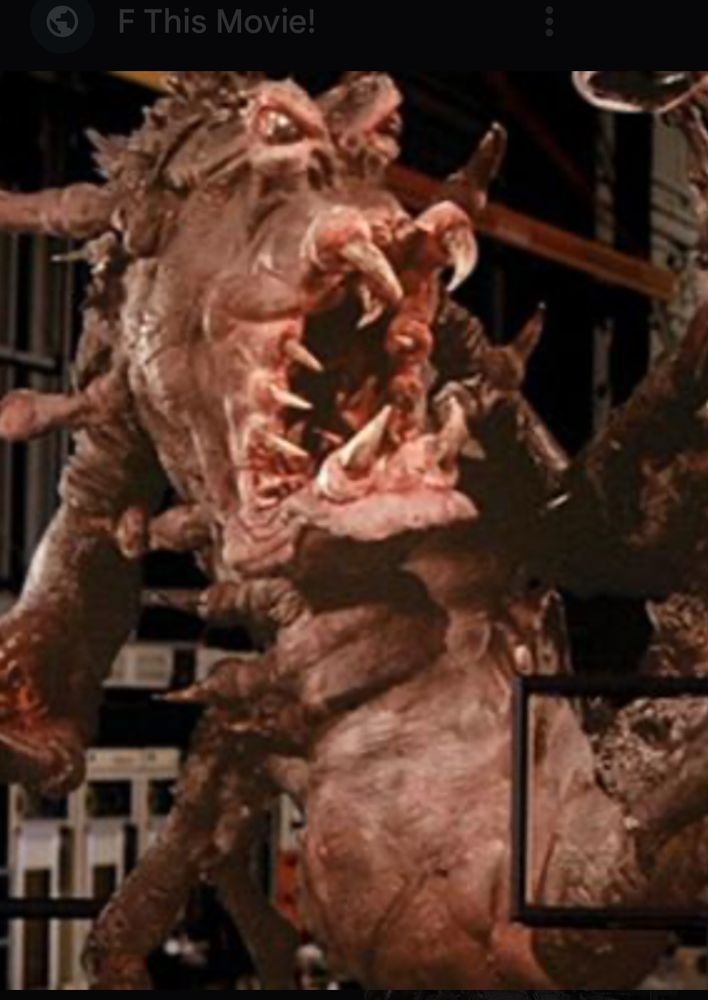 I swear Trump is one of the Dark Overlords from the movie “Howard the duck”. Just look at those eyes.🤣🤣🤣