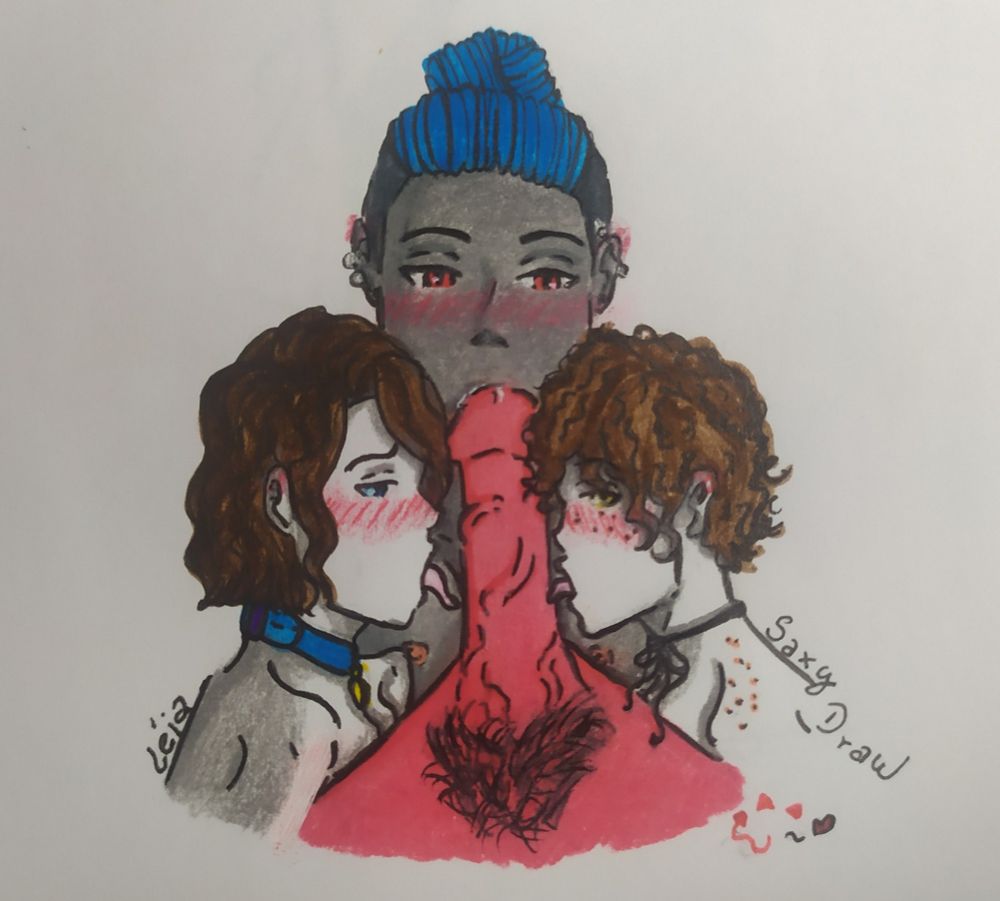 Esquerda: Léia 💦
Meio: Phabi 🌺
Direita: Pêssego 🍑 

Arte feita pela: Léia 💦 (sou a que vai desenhar mais conteúdo BL/yaoi)